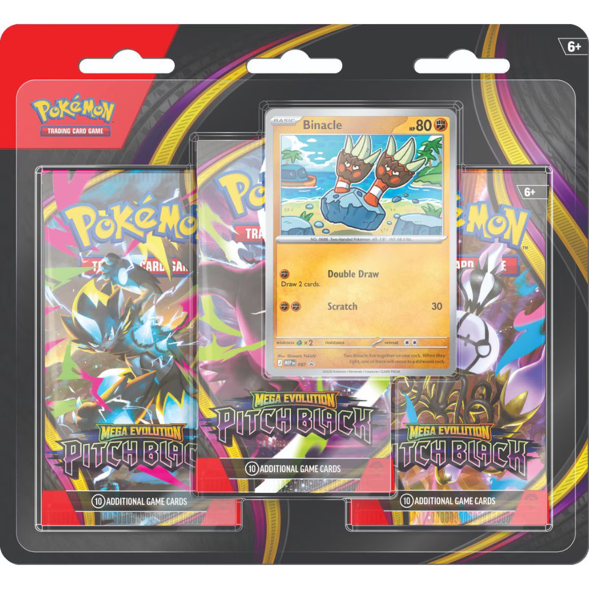 Pitch Black – 3-Pack Blister (Sealed)
