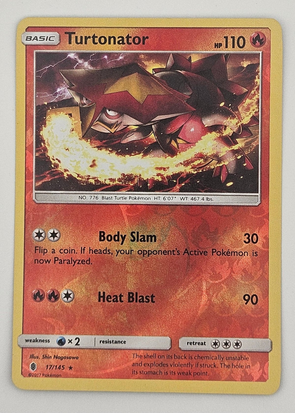 Turtonator 17/145 Reverse Holo