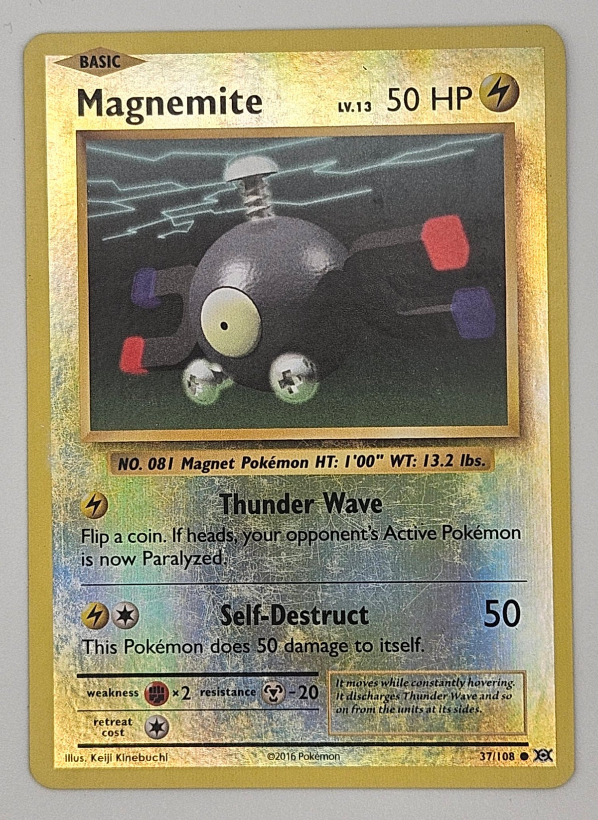 Magnemite 37/108 Reverse Holo