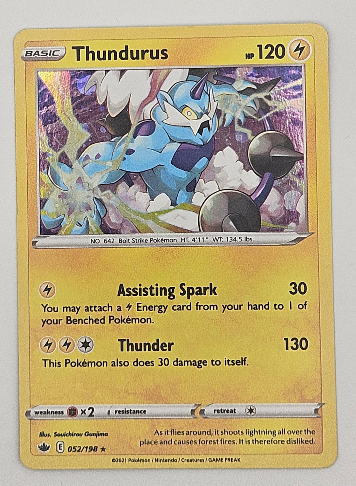 Thundurus 052/198 Holo