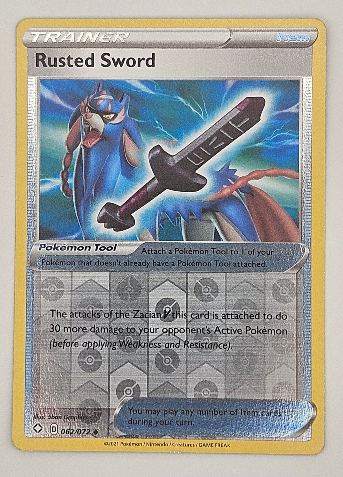 Rusted Sword 062/072 Reverse Holo