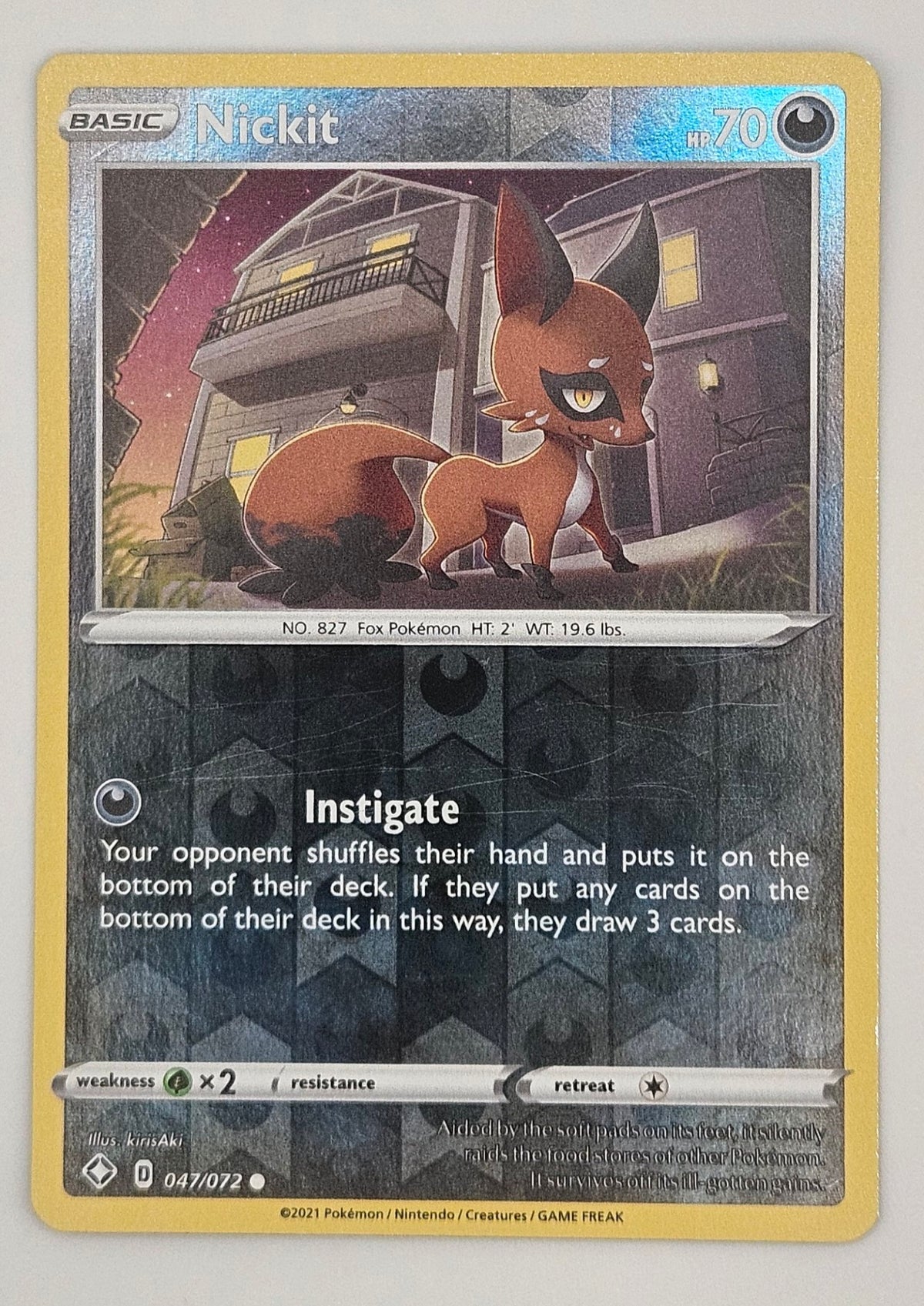 Nickit 047/072 Reverse Holo