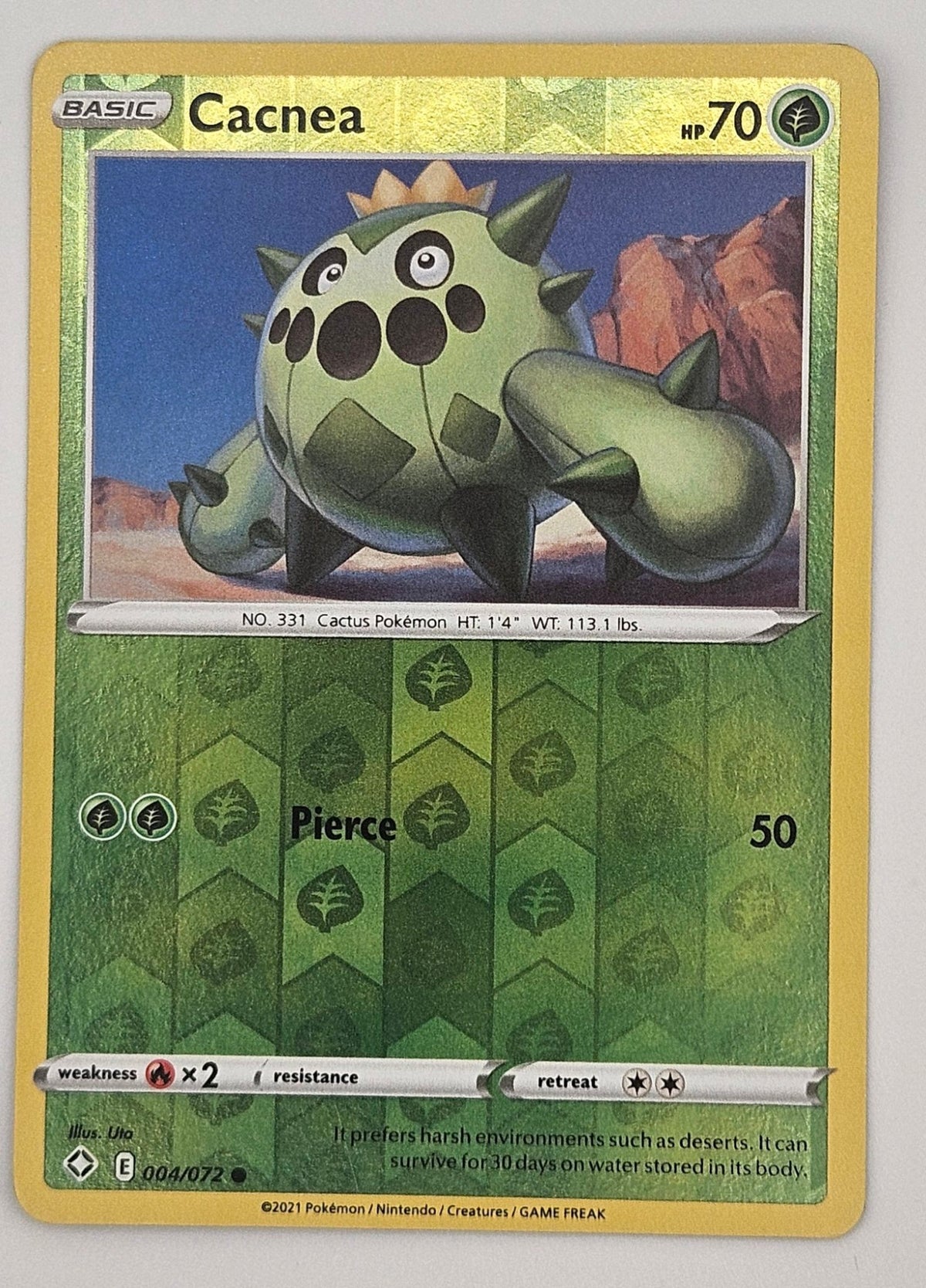 Cacnea 004/072 Reverse Holo