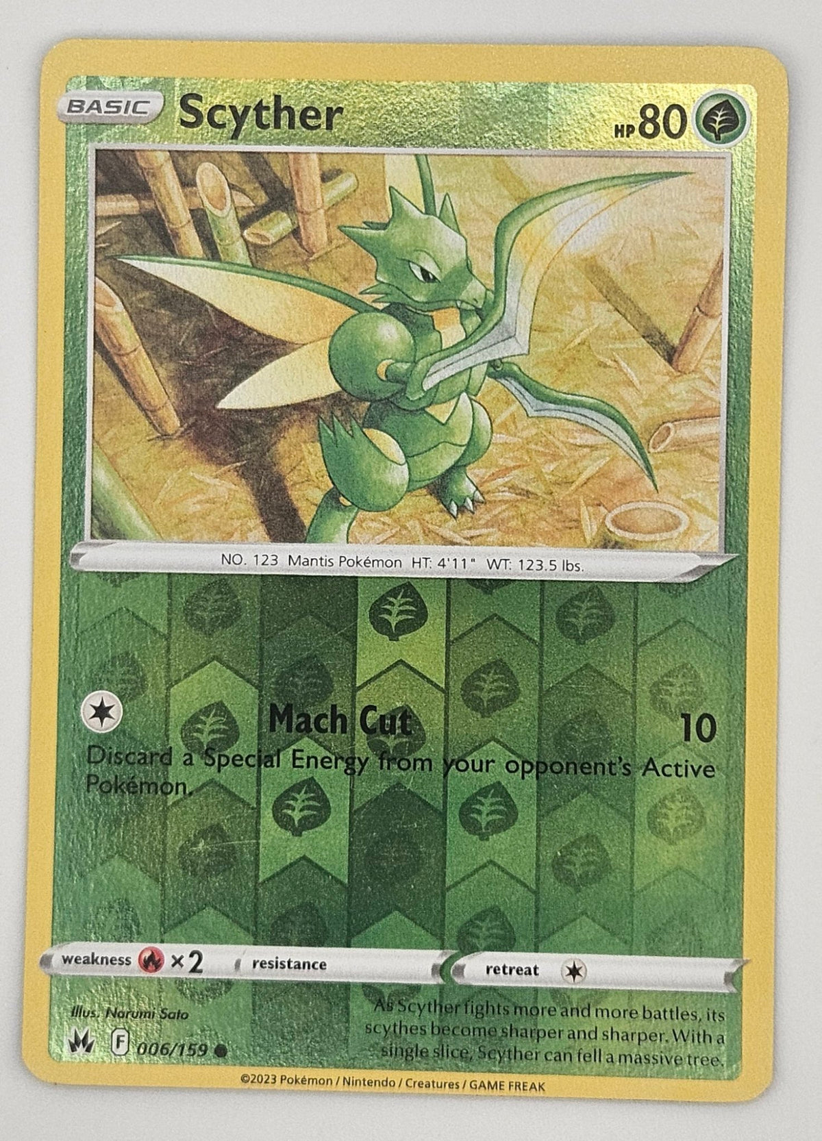 Scyther 006/159 Reverse Holo
