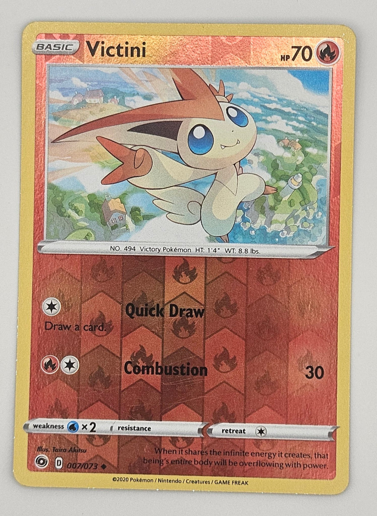 Victini 007/073 Reverse Holo