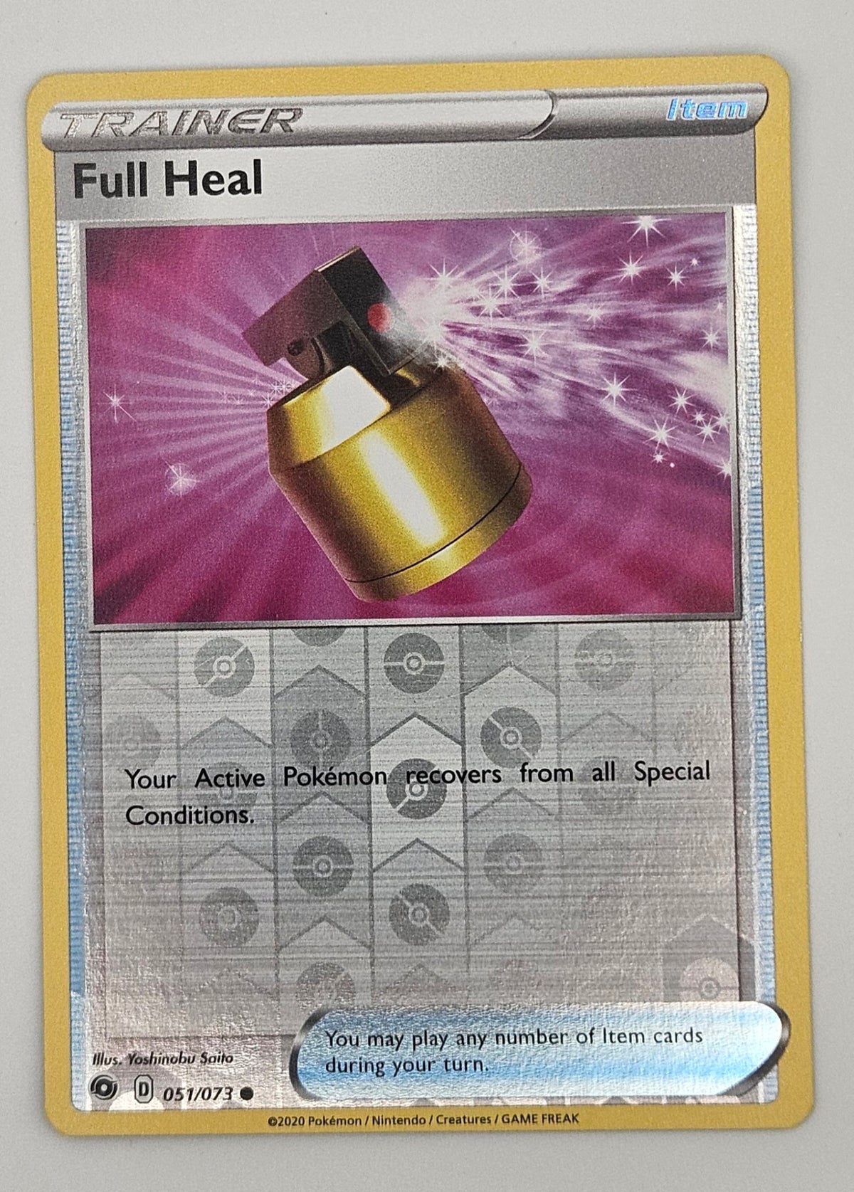 Full Heal 051/073 Reverse Holo