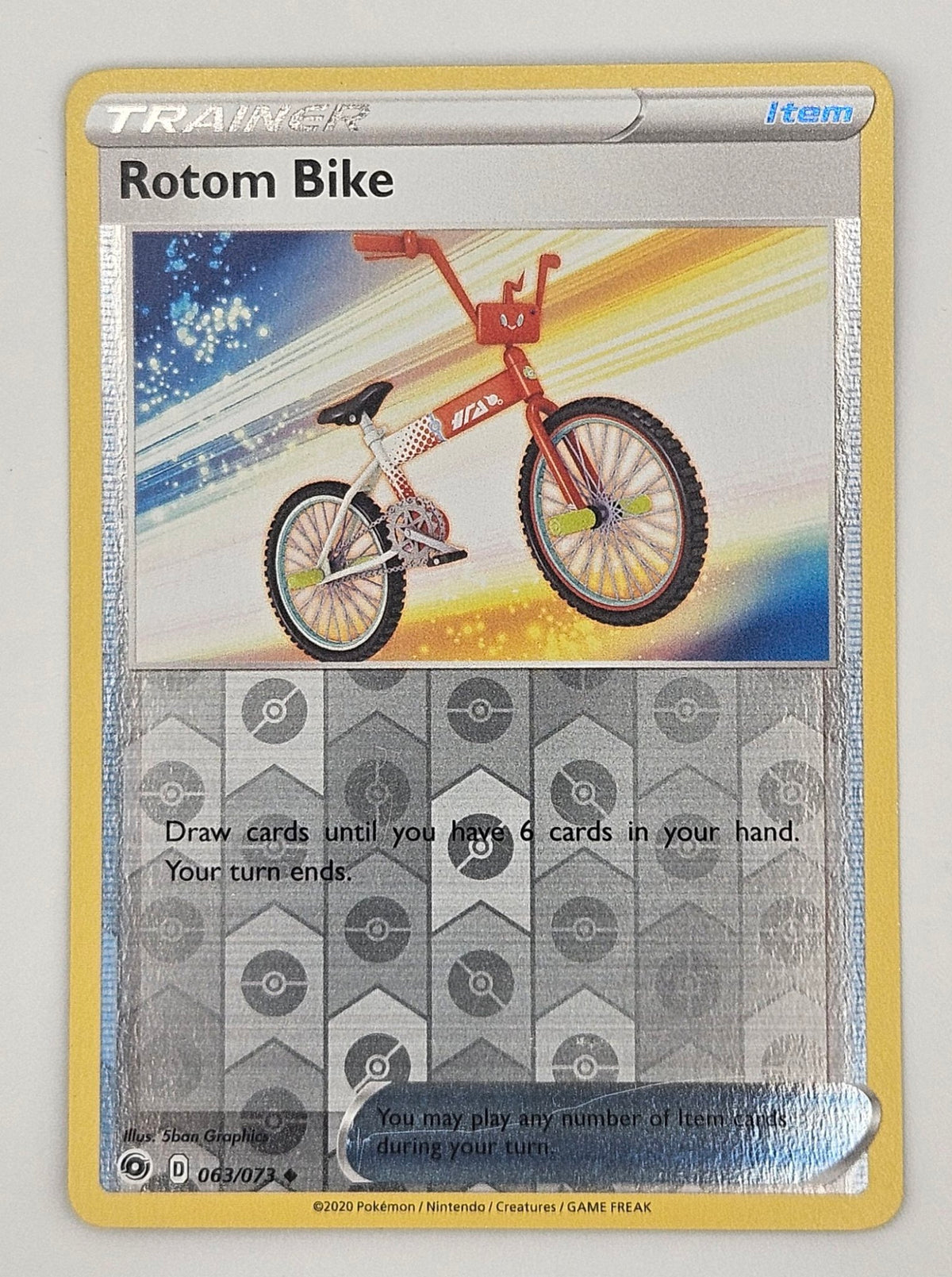 Rotom Bike 063/073 Reverse Holo