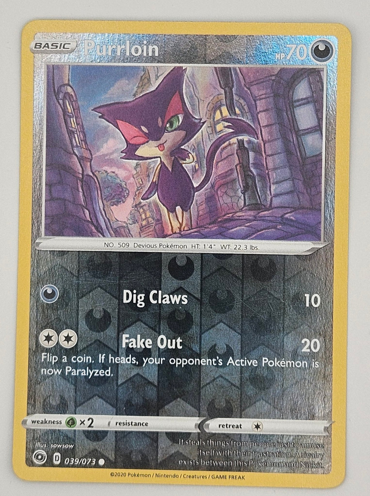 Purrloin 039/073 Reverse Holo
