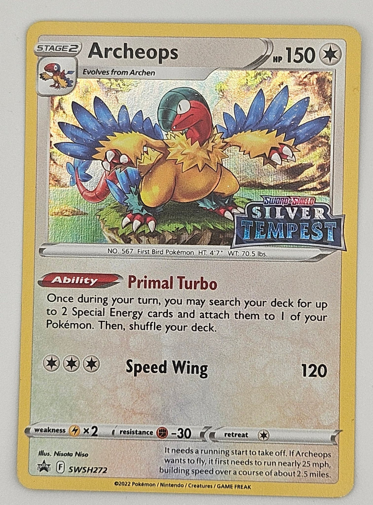Archeops SWSH272 Holo