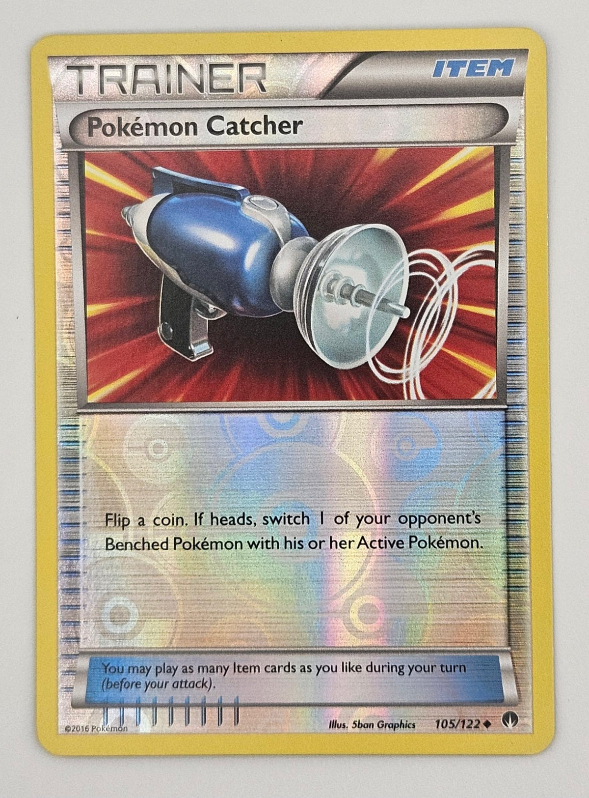Pokémon Catcher 105/122 Reverse Holo