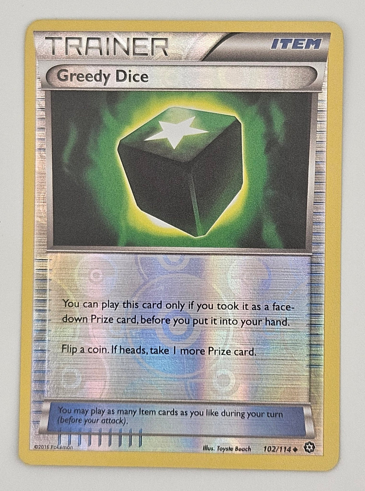 Greedy Dice 102/114 Reverse Holo