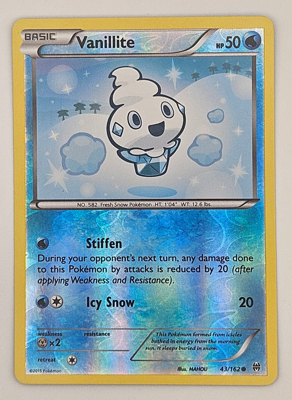 Vanillite 43/162 Reverse Holo
