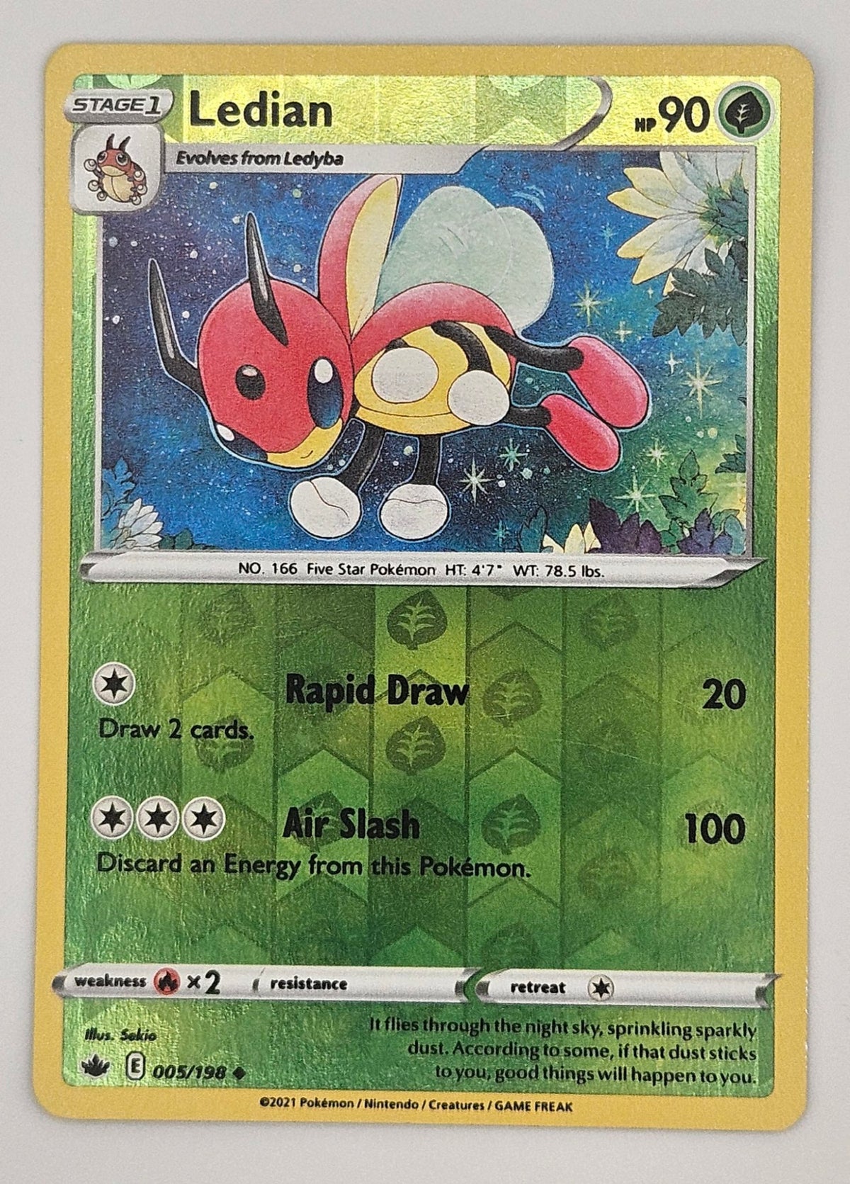Ledian 005/198 Reverse Holo