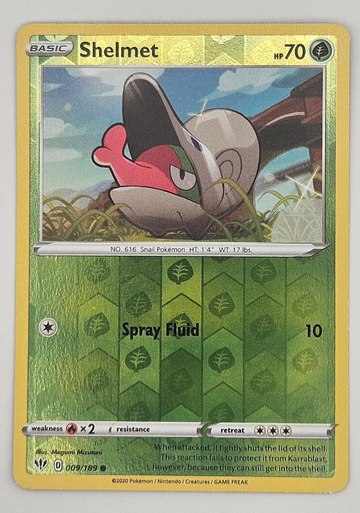 Shelmet 009/189 Reverse Holo