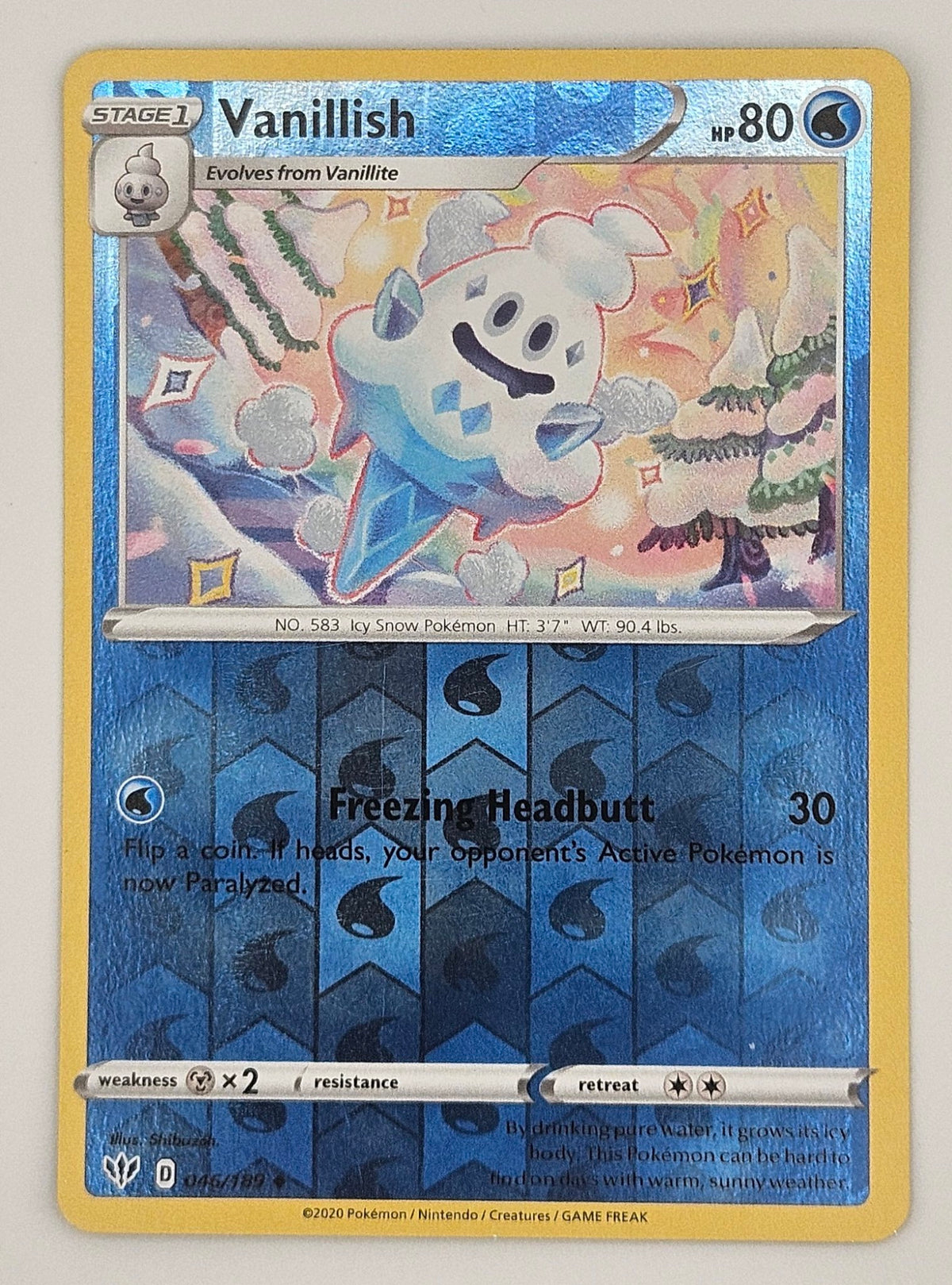 Vanillish 046/189 Reverse Holo