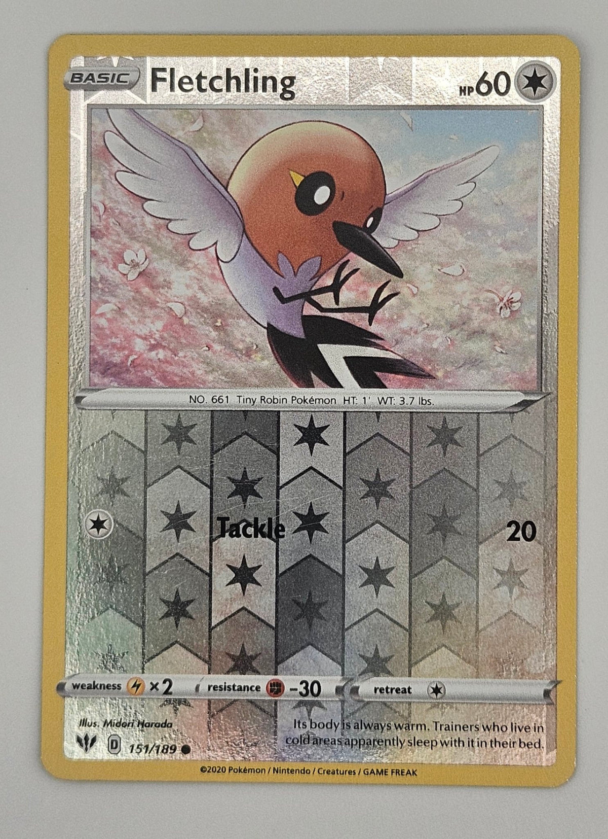 Fletchling 151/189 Reverse Holo