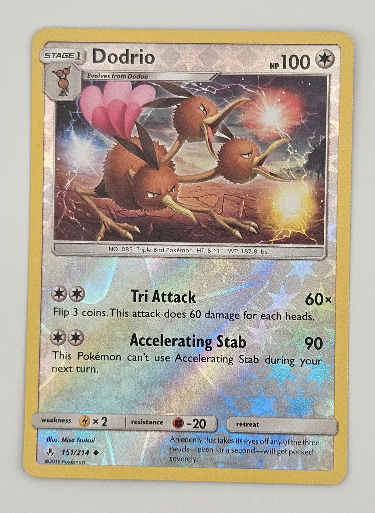 Dodrio 151/214 Reverse Holo