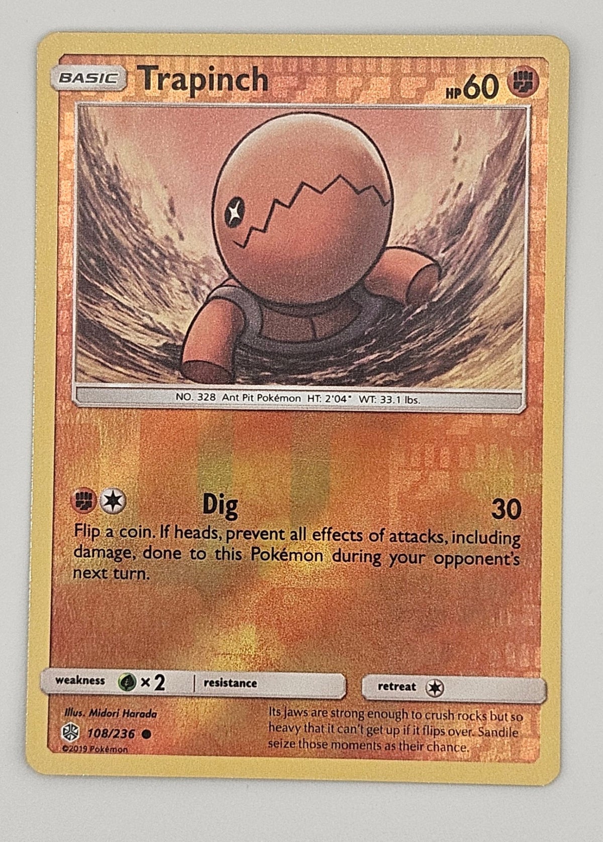 Trapinch 108/236 Reverse Holo