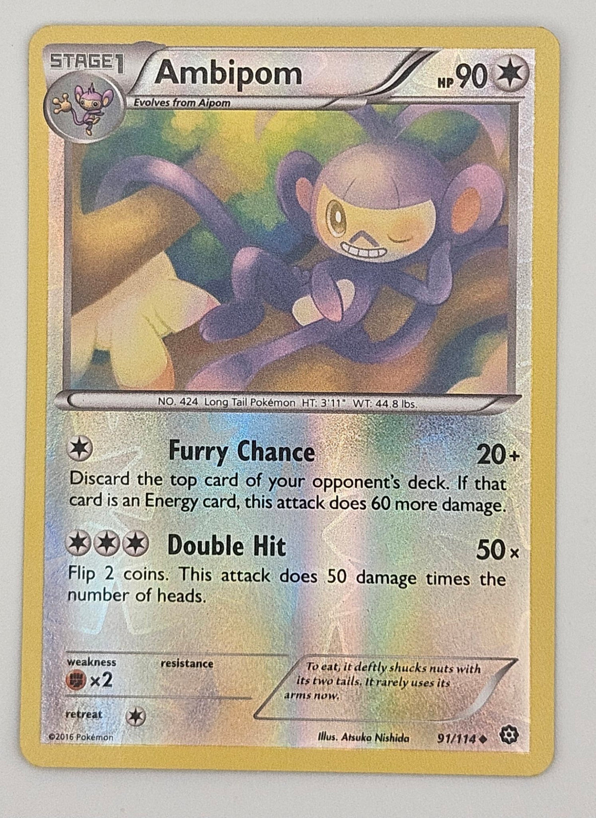 Ambipom 91/114 Reverse Holo