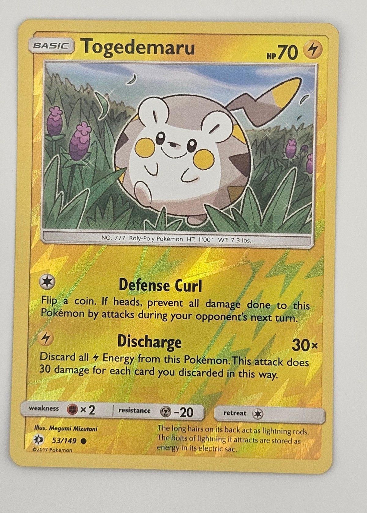 Togedemaru 53/149 Reverse Holo