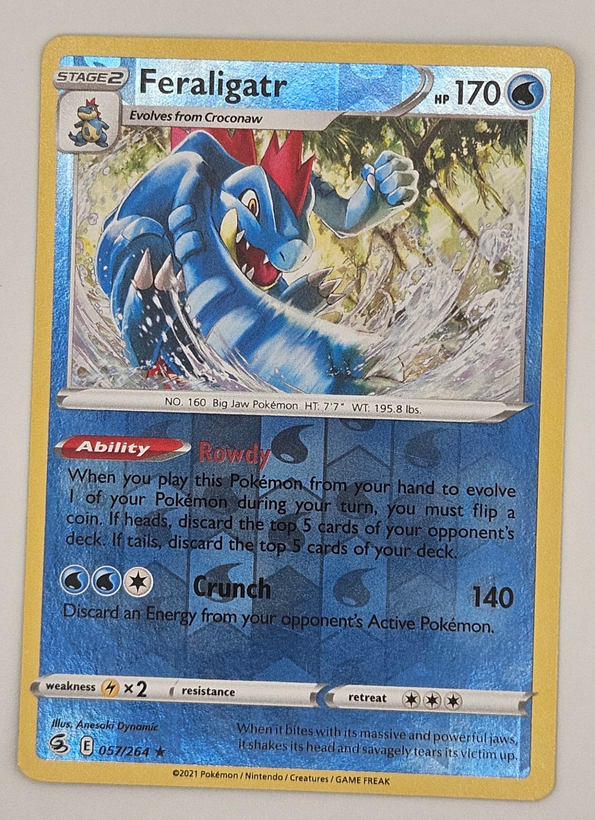 Feraligatr 057/264 Reverse Holo