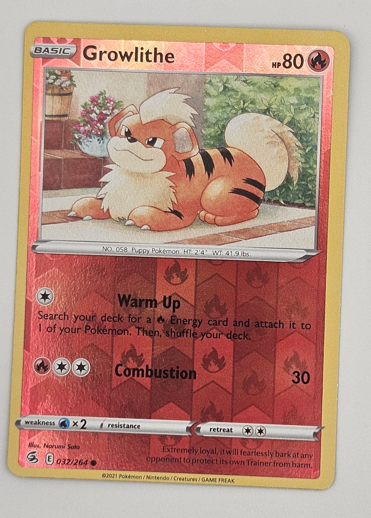 Growlithe 032/264 Reverse Holo