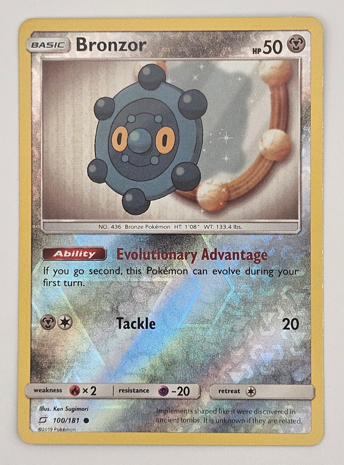 Bronzor 100/181 Reverse Holo