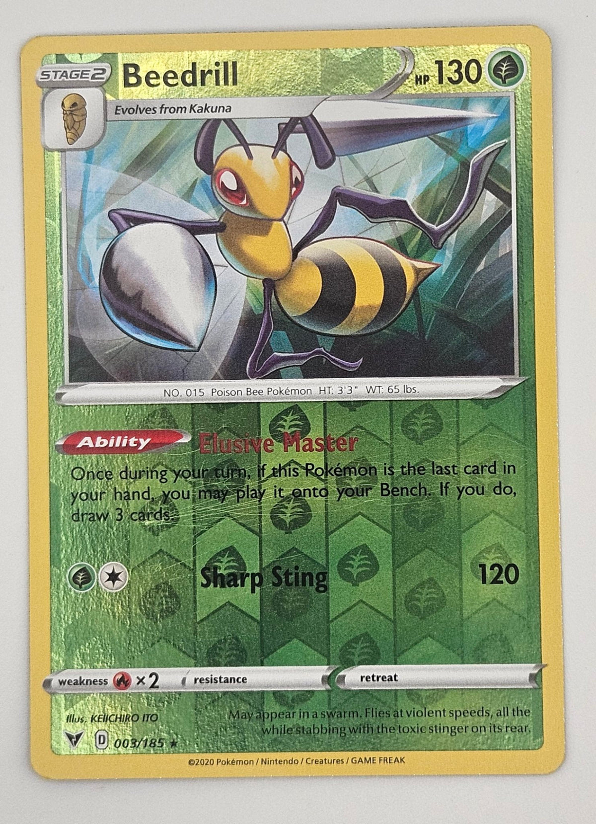 Beedrill 003/185 Reverse Holo