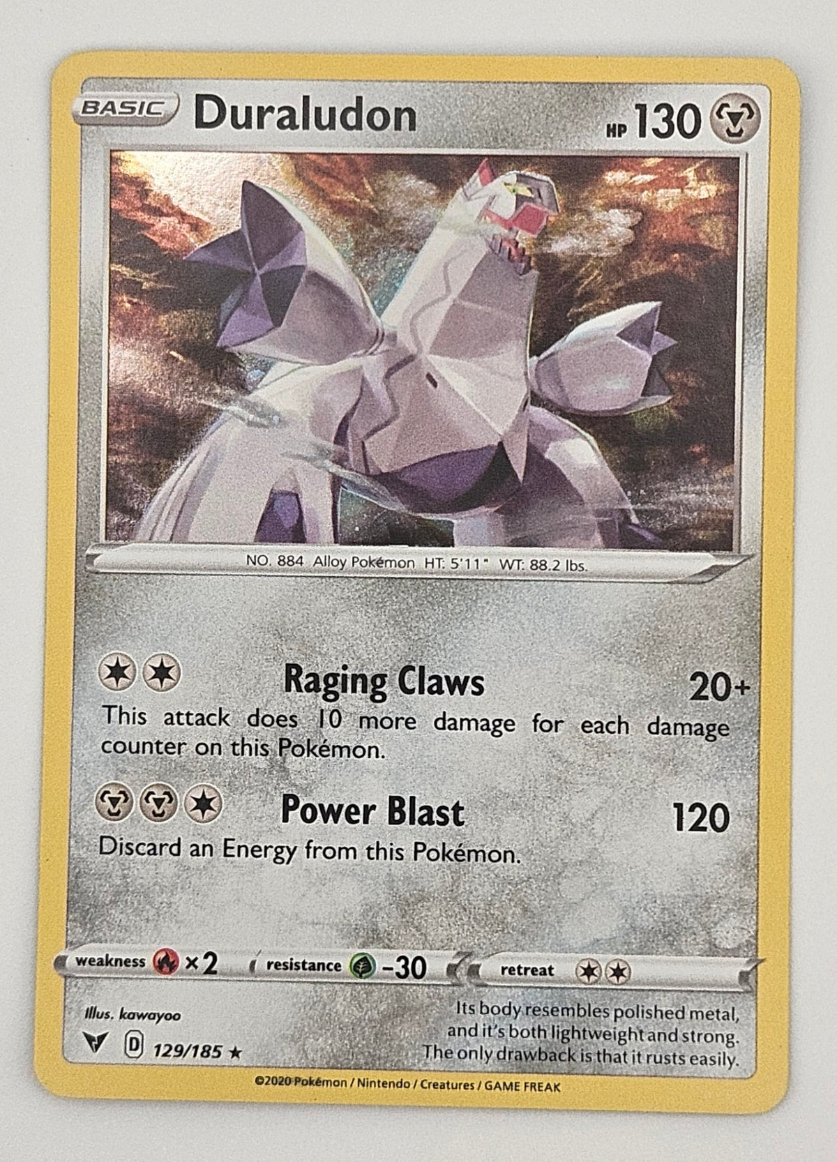 Duraludon 129/185 Reverse Holo