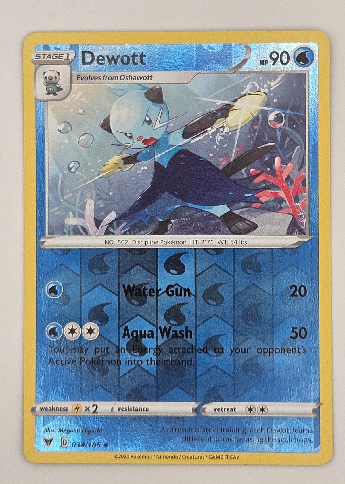 Dewott 034/185 Reverse Holo