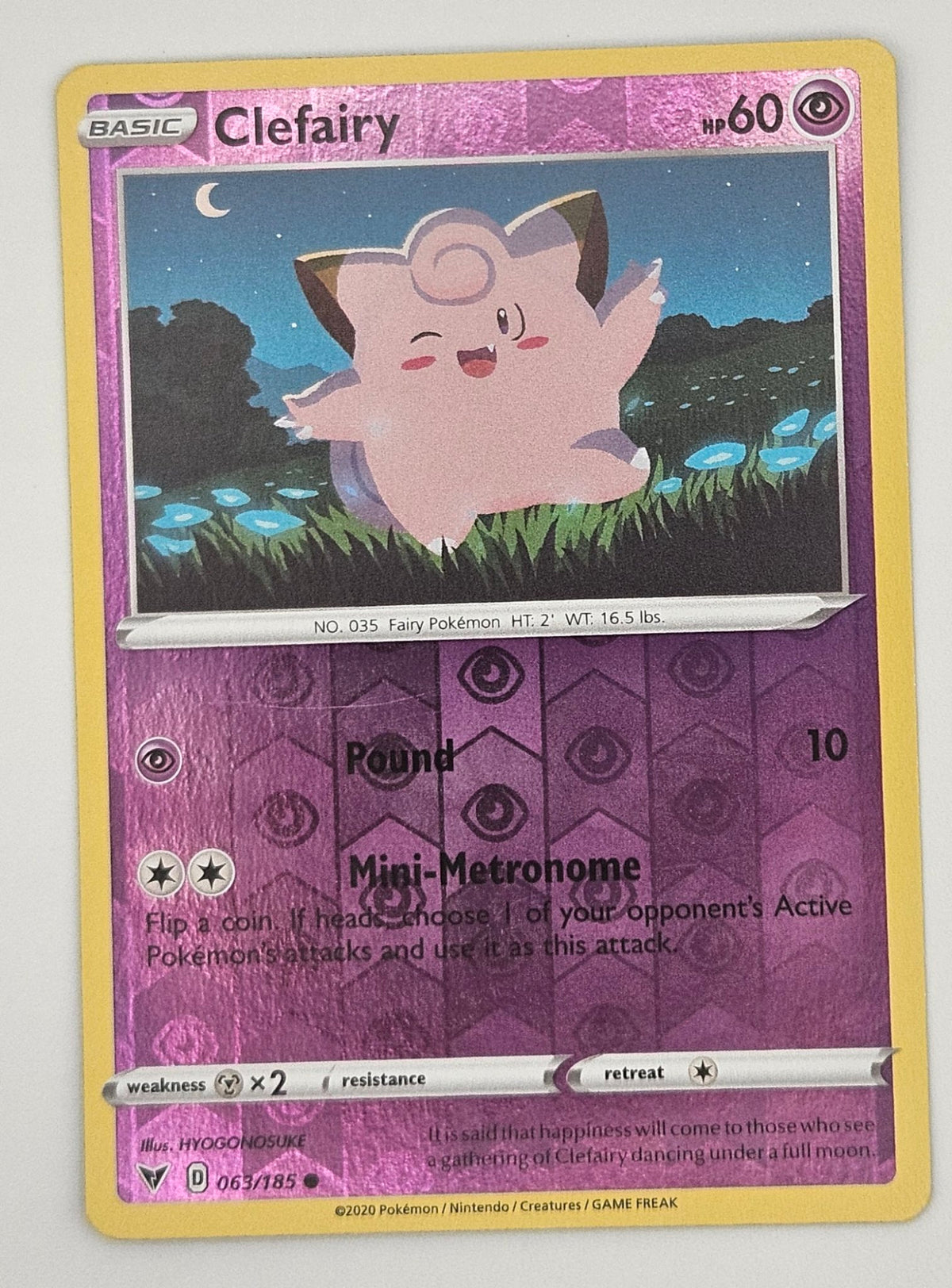 Clefairy 063/185 Reverse Holo