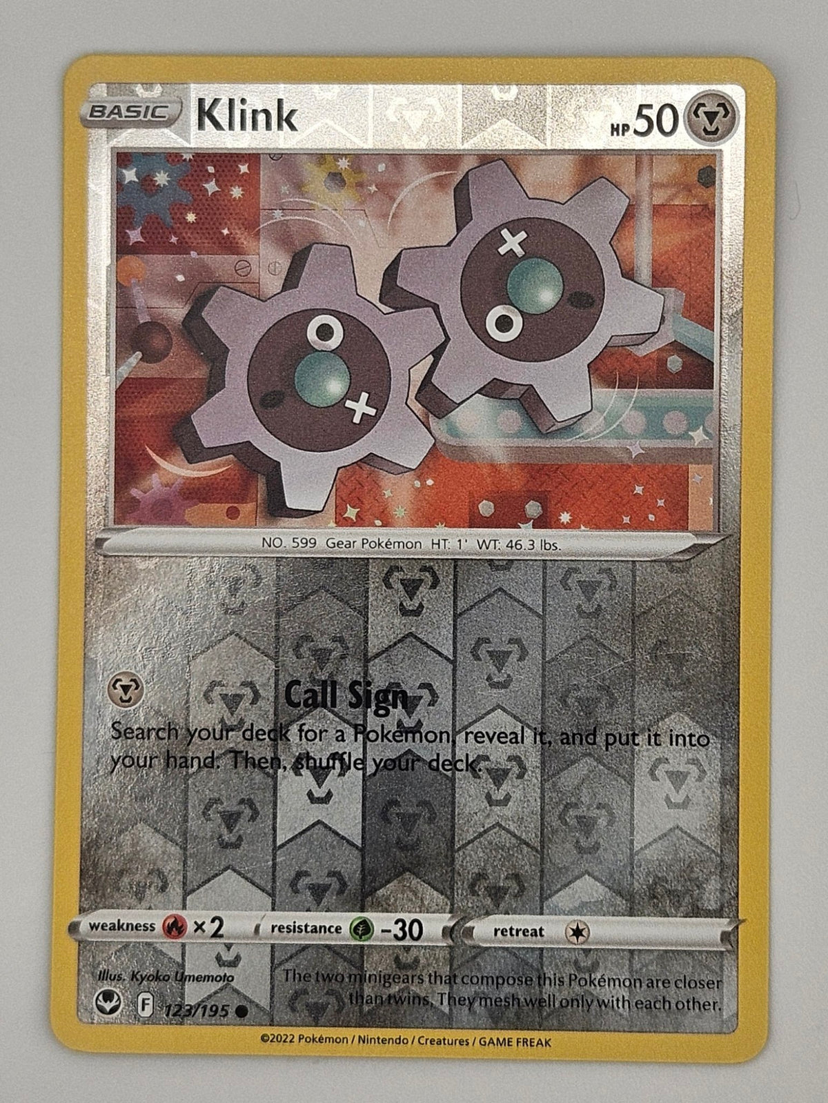 Klink 123/195 Reverse Holo