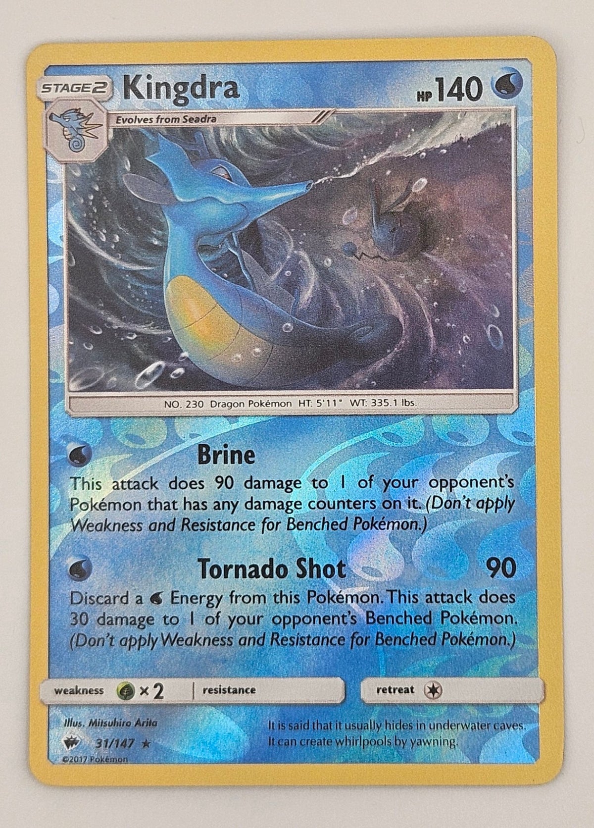 Kingdra 31/147 Reverse Holo