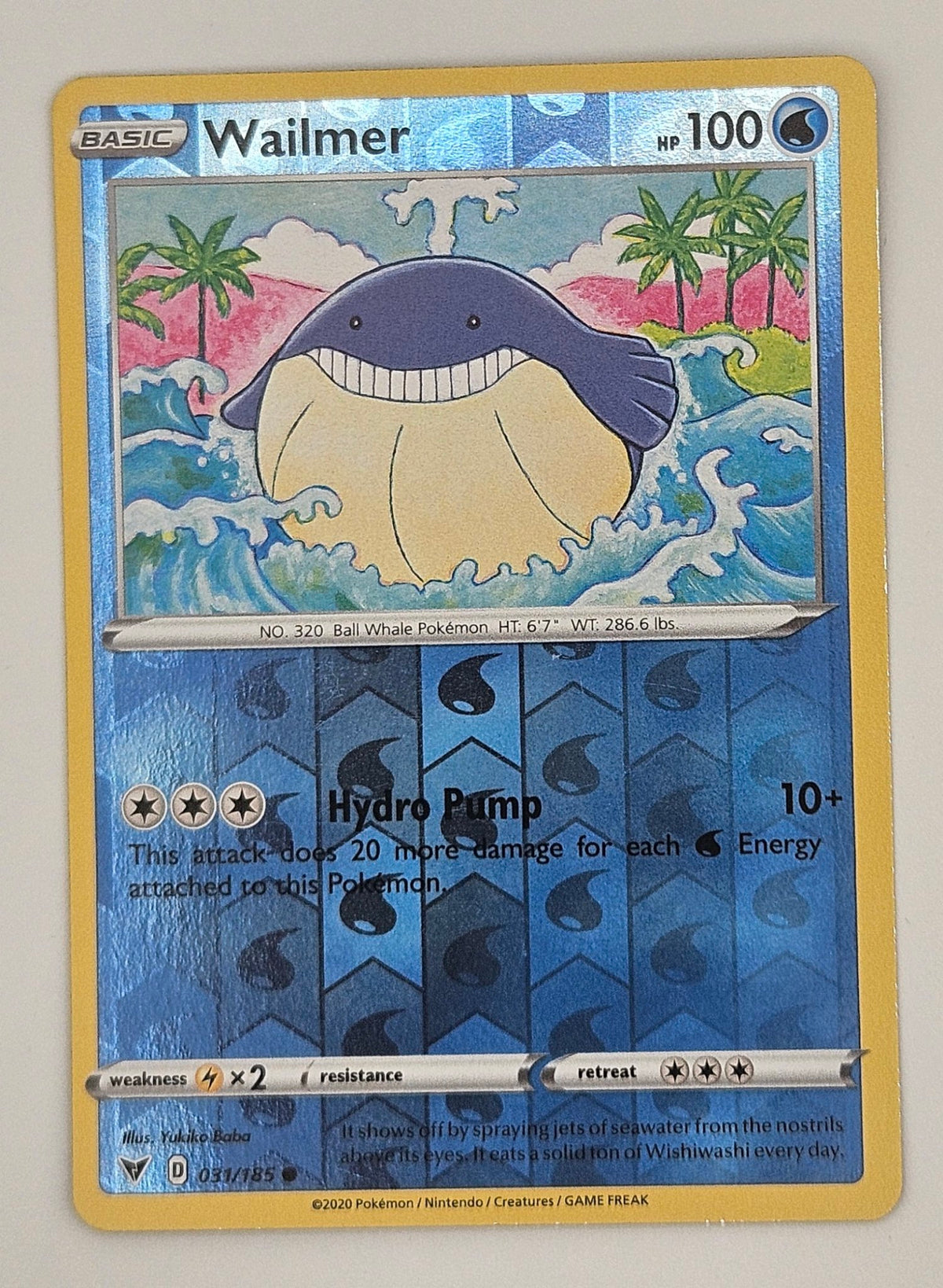 Wailmer 031/185 Reverse Holo