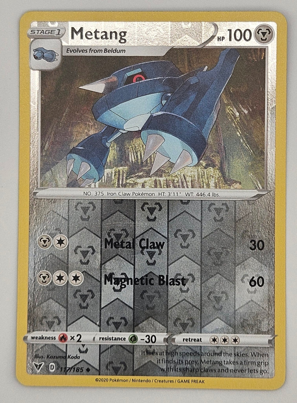 Metang 117/185 Reverse Holo