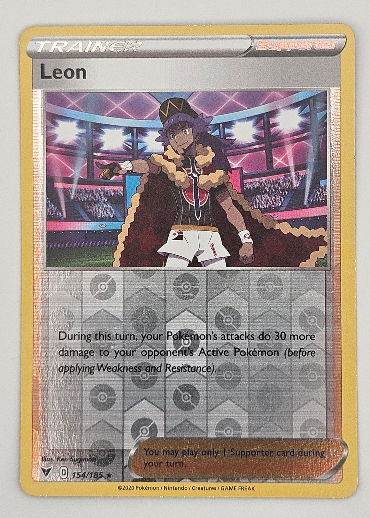 Leon 154/185 Reverse Holo