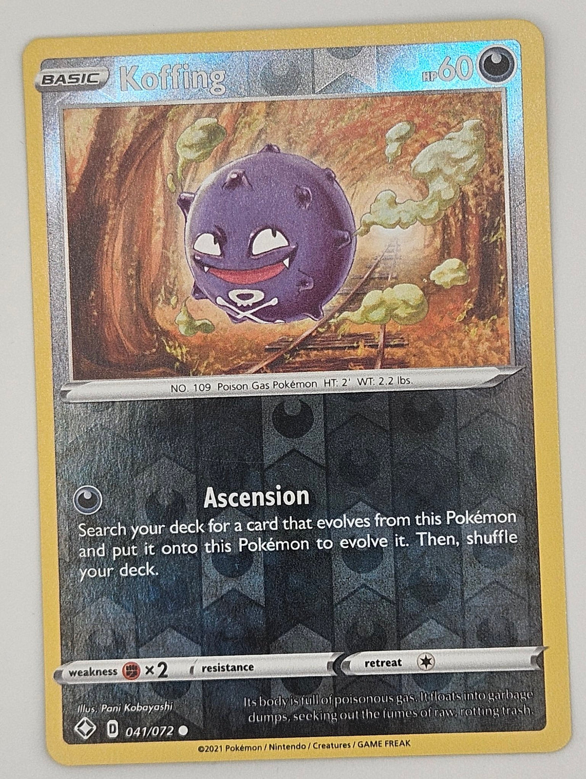 Koffing 041/072 Reverse Holo