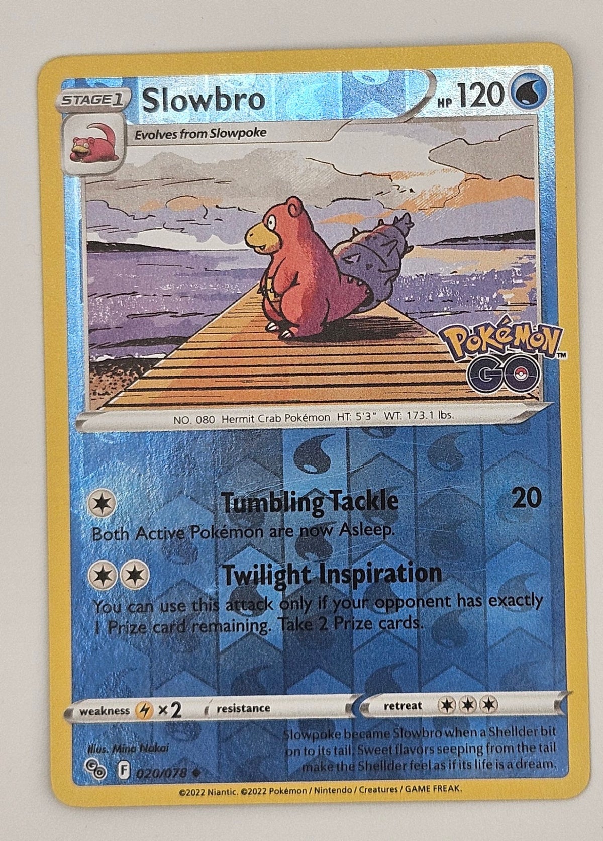 Slowbro 020/078 Reverse Holo