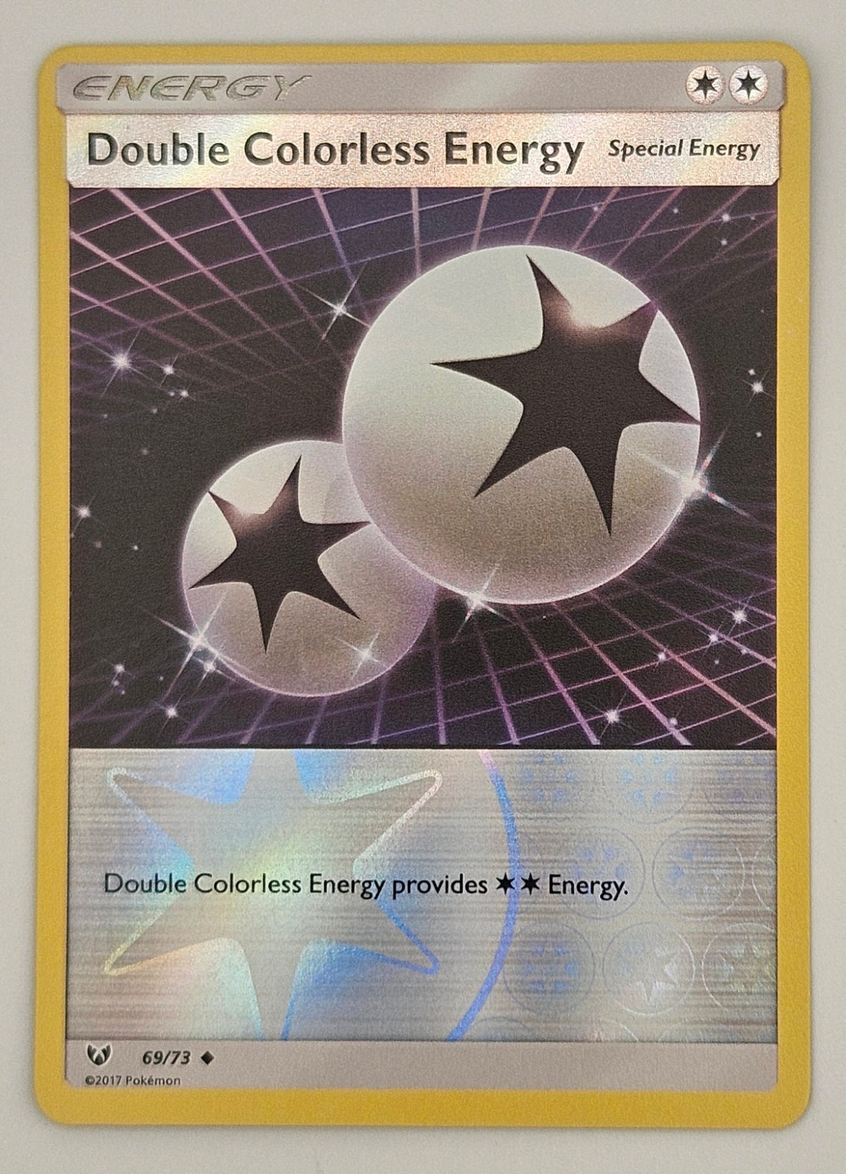 Double Colorless Energy 69/73 Reverse Holo