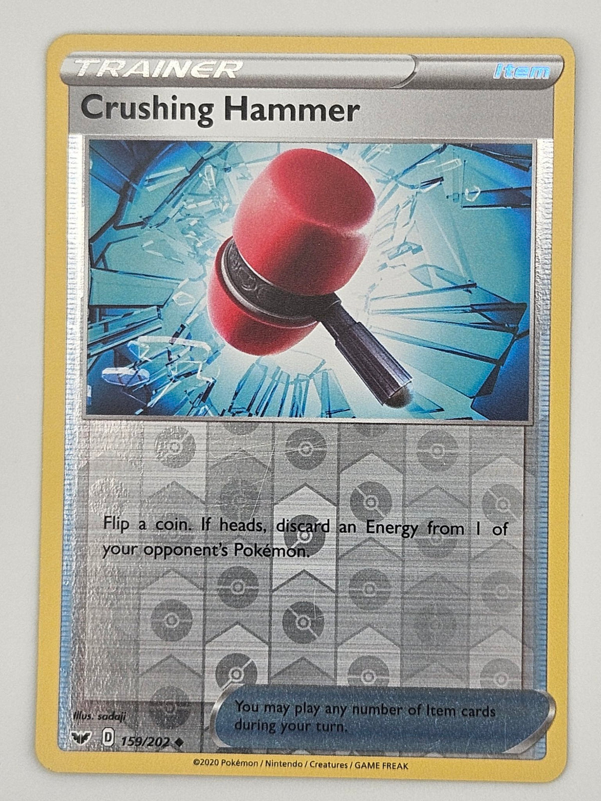 Crushing Hammer 159/202 Reverse Holo