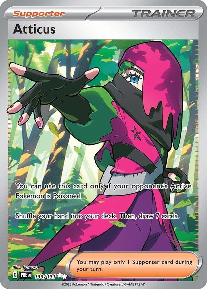 Atticus 133/131 Full Art – Prismatic Evolutions