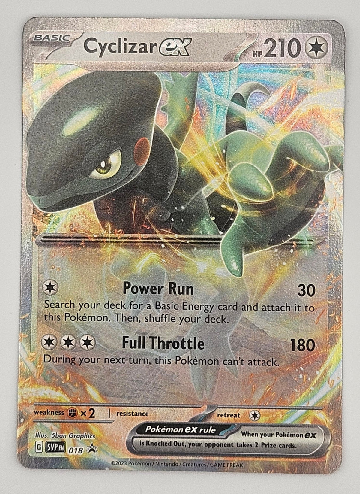 Cyclizar ex 018 Black Star Promo