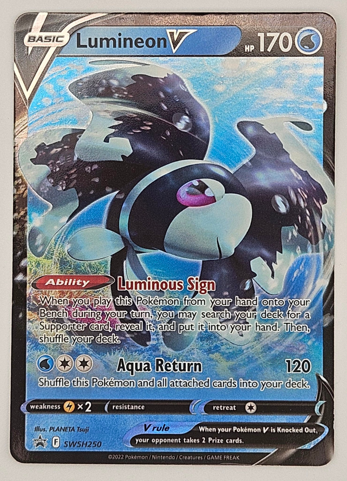 Lumineon V SWSH250 Black Star Promo
