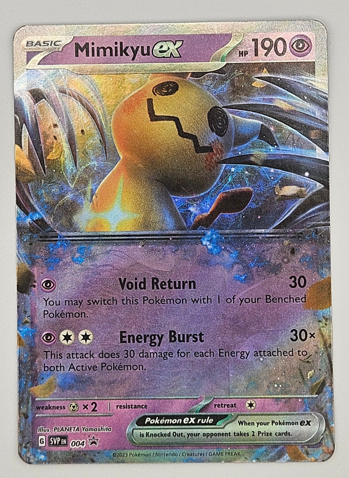 Mimikyu ex SVP 004 Black Star Promo