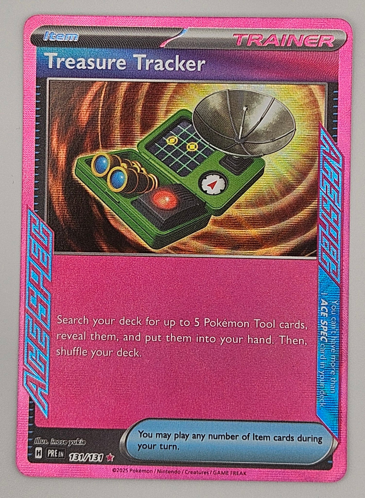 Treasure Tracker 131/131 ACE SPEC – Prismatic Evolutions