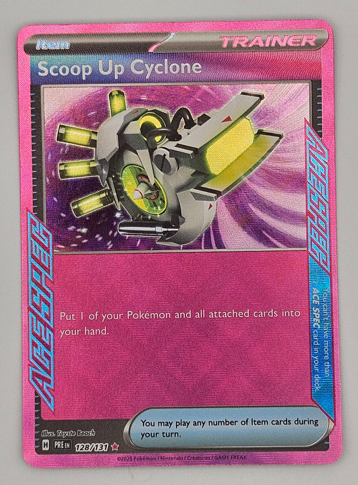 Scoop Up Cyclone 128/131 ACE SPEC – Prismatic Evolutions
