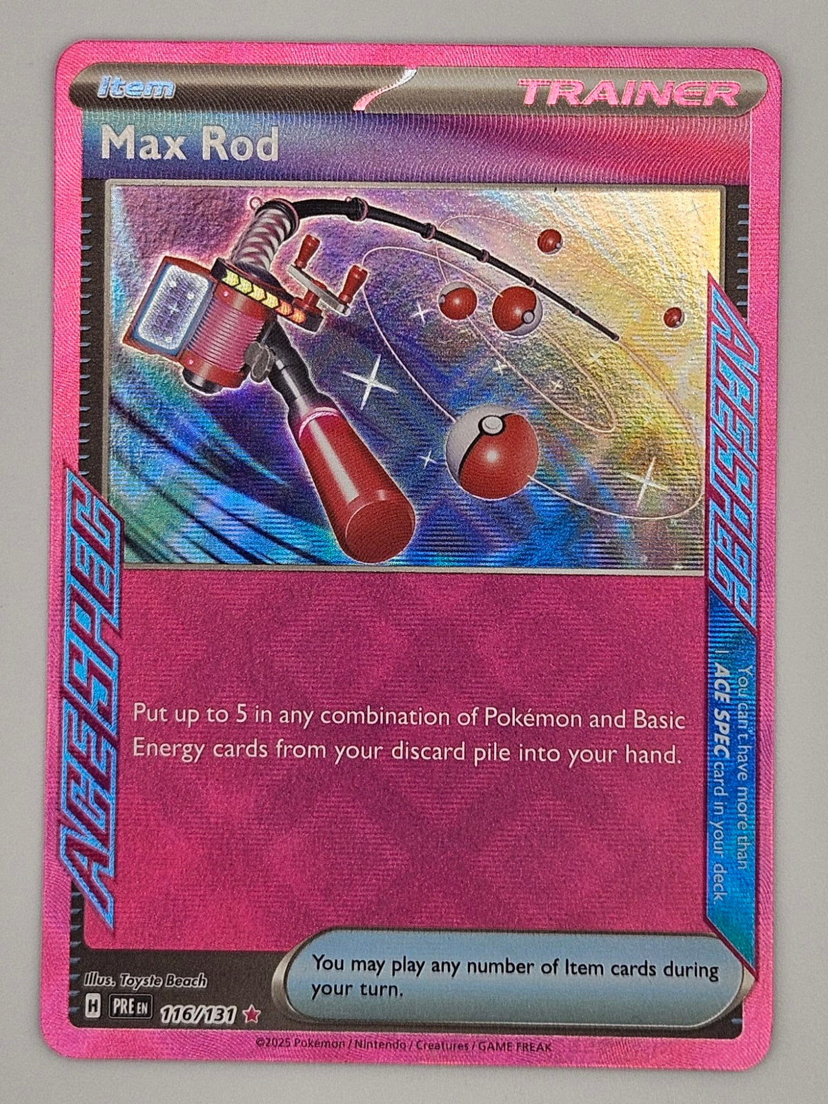 Max Rod 116/131 ACE SPEC – Prismatic Evolutions
