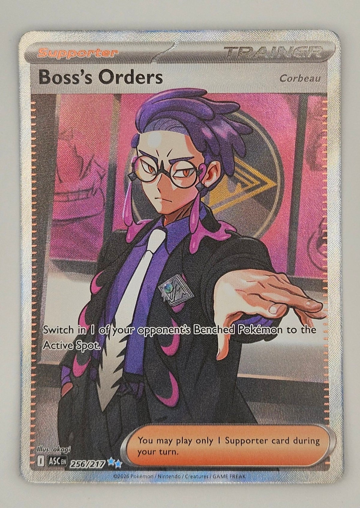 Boss's Orders (Corbeau) 256/217 Full Art – Ascended Heroes