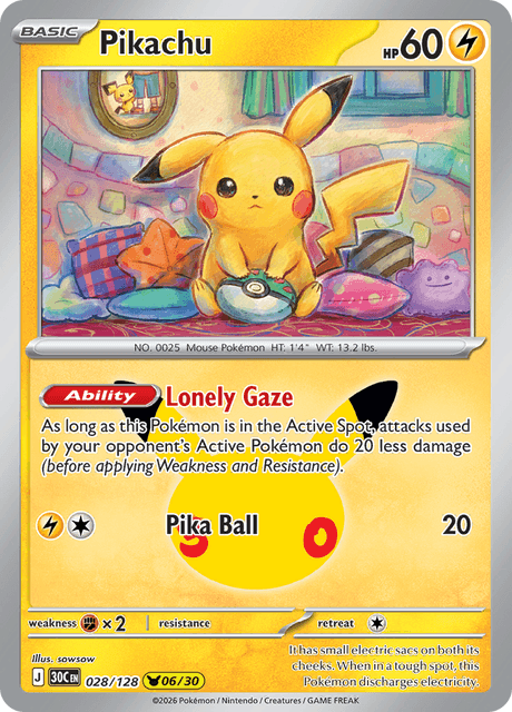 Pikachu 028/128