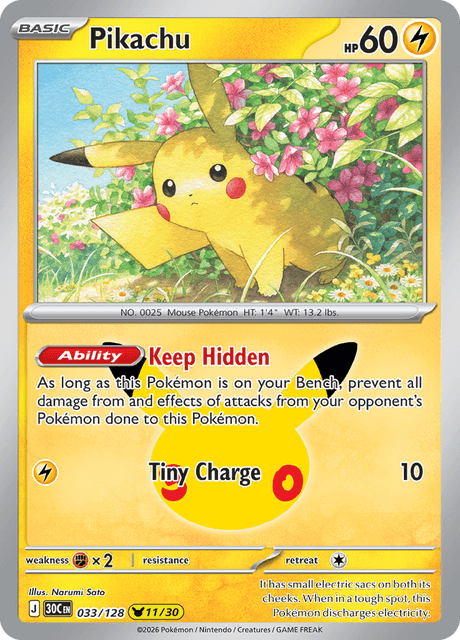 Pikachu 033/128